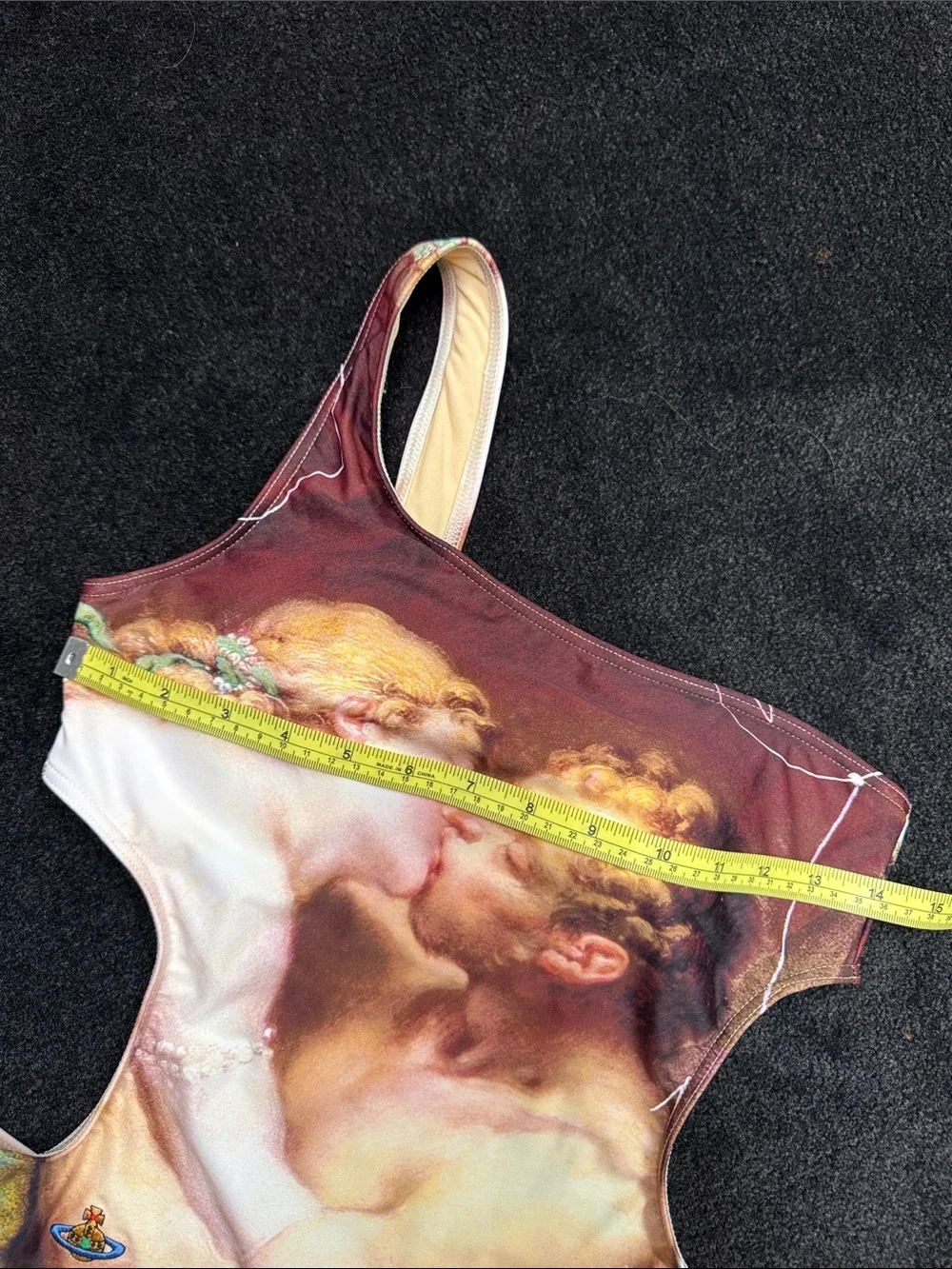 Vivienne Westwood The Kiss One Shoulder Swimsuit NWT Size M